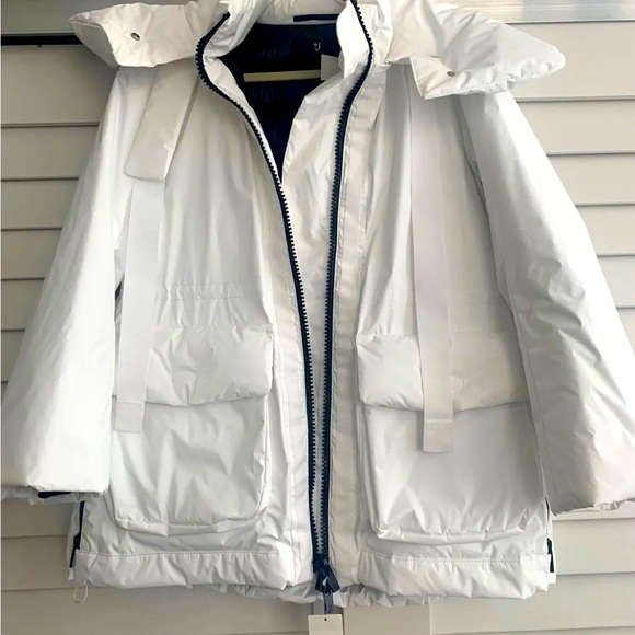 Rare UNIQLO +J Jil Sander Hybrid Down Short Coat OFF WHITE (US S)NEW -ON HOLD - Picture 6 of 9